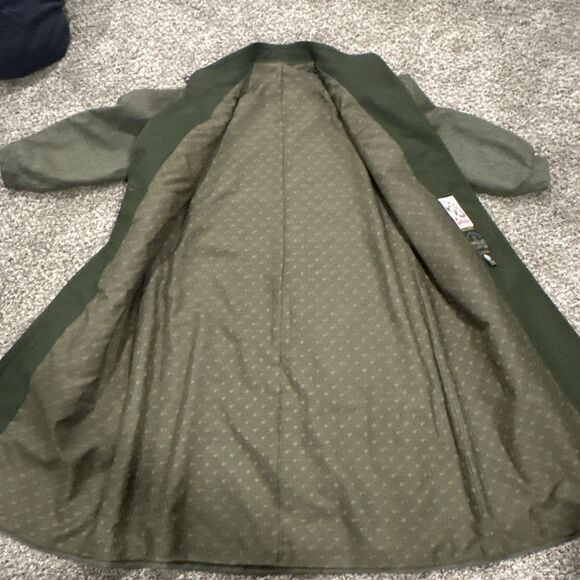 Green Long WOOL Winter JACKET German Hunting Western BAVARIA LODEN JUHASZ - Picture 7 of 11